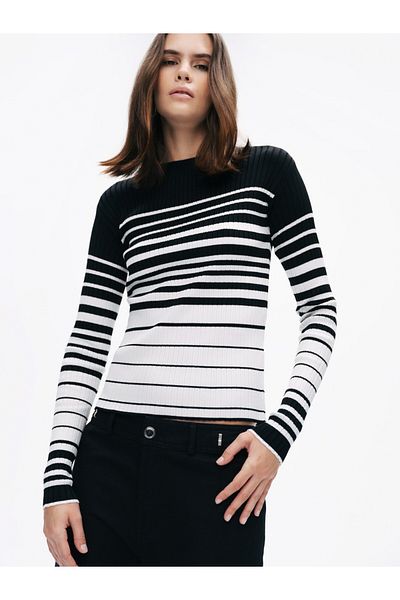 Nocturne Ribbed Knitwear Sweater