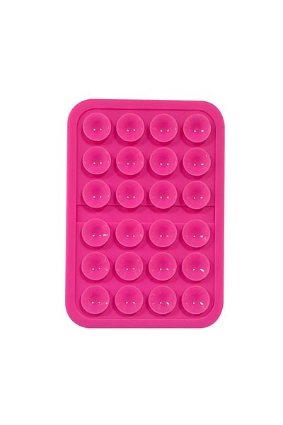 Choice rose Red Phone Silicone Suction Cup Stand + 24pcs Square Suction Cups + Silicone Suction Cup Anti-Sl