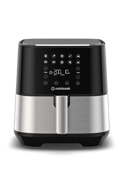 Nutricook Air Fryer 2 with Digital Control Panel Display, 5.5 L, 1700 W,Black, NC-AF205