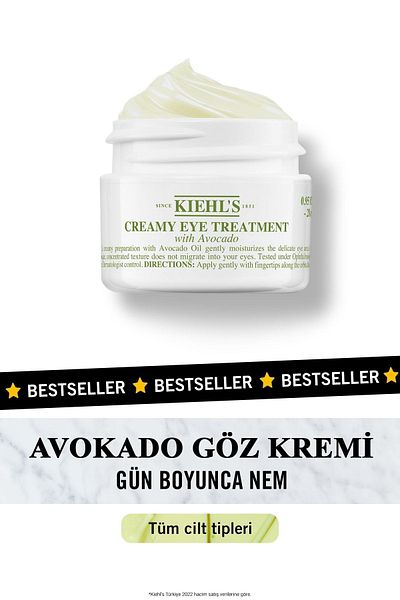 Kiehl's كريم العناية بالعين بالأفوكادو من كيلز (14 جم/0.5 أونصة)