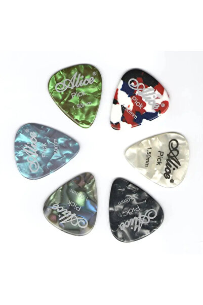 Choice1 6pcs 1.50mm Alice Guitar ks 6pcs Celluloid Mediator Thickness 0.46 0....