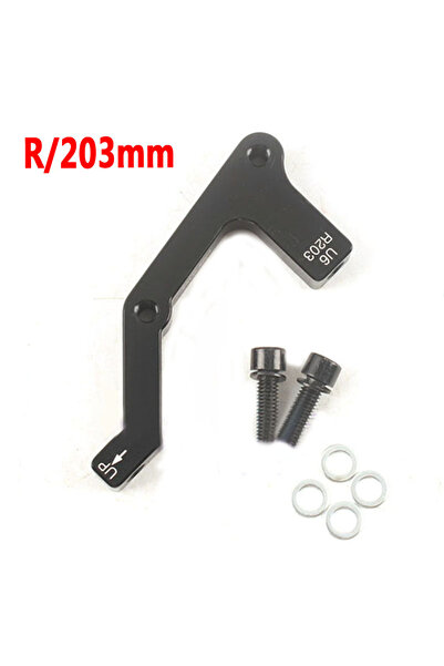 Choice محول قرص فرامل الدراجة PM/IS R203mm الأسود 180 مم 203 مم محول قرص فرام...