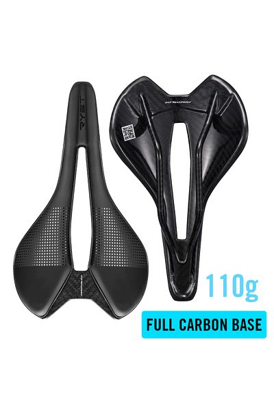 Choice Full Carbon Base RYET Full Carbon Bike Saddle Ultralight Oval Carbon Rails Seating Saddles Superflow