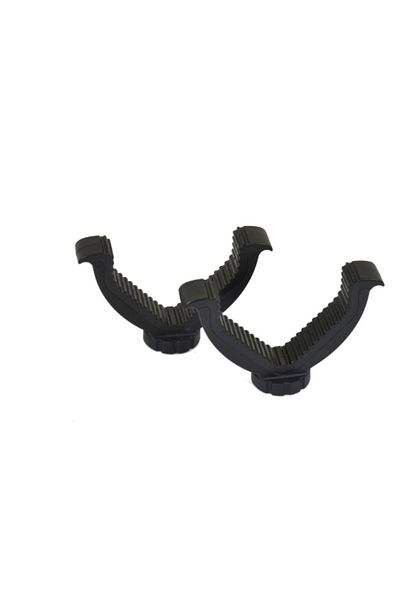 Choice black 2pc 1/2pc Outdoor Camera V Joch Top Mount Lightweight Holder Holder Attachment with 1/4 "Threa