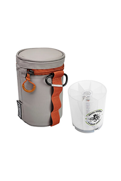 Choice حقائب وصناديق صيد جديدة باللون الرمادي، أدوات صيد الأسماك، إضاءة فوق ب...