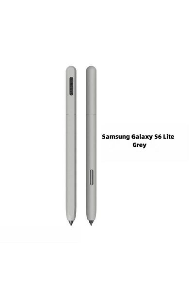 Choice S6 Lite-grey Silicone Pencil Case Tablet Touch Stylus Pen Cover Solid Color for Samsung Galaxy Tab S