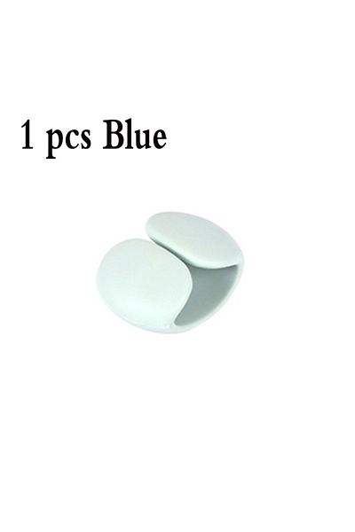 Choice 1 Pcs Blue Cable Winder Cable Organizer Clips Mouse Wire Headphone Holder Usb Charger Holder Desk Ti