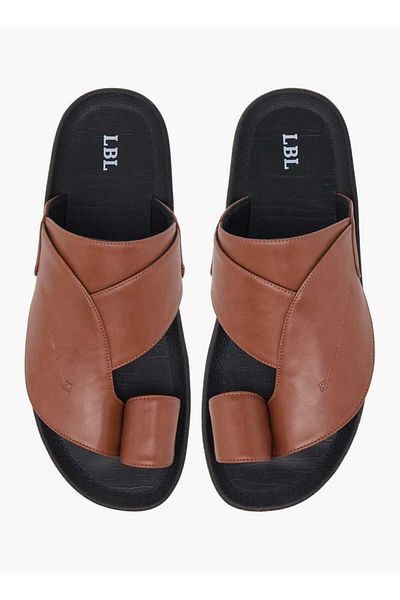 LBL by Shoexpress Panelled Slip-On Arabic Sandals
