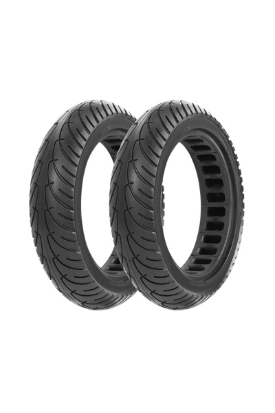 Choice قطعتان من إطارات قرص العسل السوداء مقاس 8.5 بوصة لسكوتر M365 1S Pro الكهربائي المضاد للانفجار