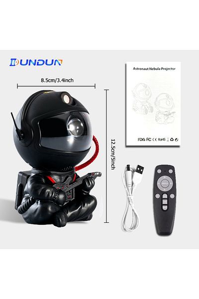 Choice No-Music Kids Star DIY Projector Night Light with Remote Control 360 Adjustable Design Astronaut Neb
