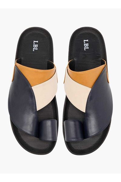LBL by Shoexpress Panelled Slip-On Arabic Sandals