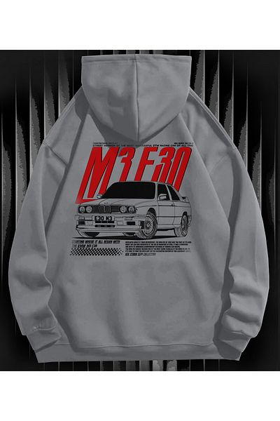 VEK Φούτερ με κουκούλα Oversize - M3 E30