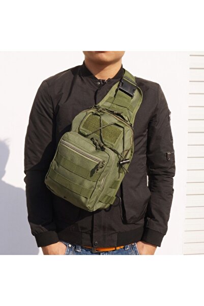 Choice حقيبة ظهر تكتيكية باللون الأخضر للجيش Rover EDC حقيبة كتف خارجية مقاوم...