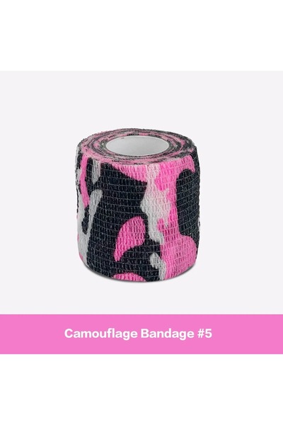 Choice 2.5cmX4.8m Q5 Elastic Wrap Tape Army Adhesive Outdoor Hunting Camoufla...