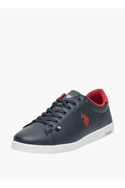 U.S. Polo Assn. U.S. Polo Assn Men's Logo Detail Lace-Up Sneakers