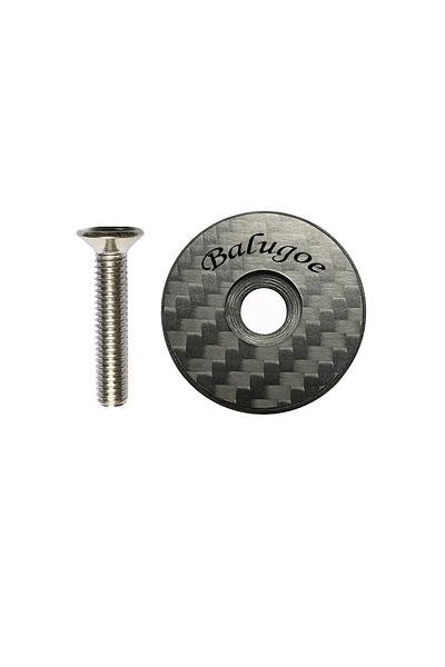 Choice BALUGOE Matt BALUGOE Bicycle Headset carbon top Cap Carbon Fiber Bike Stem 28.6mm 1 1/8" Steerer For