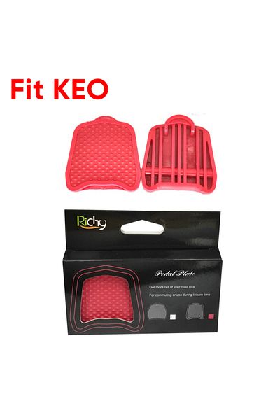 Choice Fit KEO-Red Bicycle Pedal Adapter fit SPD for KEO System Road Bike Pedals Converter Bicycle Clipless