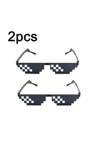 Choice نظارة شمسية مكونة من قطعتين بتصميم فسيفسائي رائع للحفلات بتصميم كلاسيك...