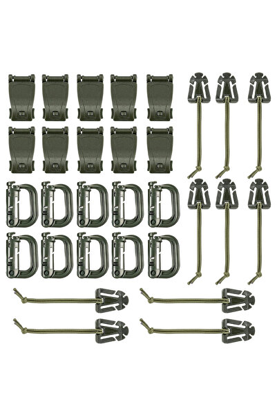 Choice كما هو موضح في GR-30 قطعة 30 قطعة من الملحقات لحقيبة Molle وحقيبة الظه...