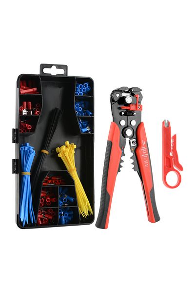 Choice Tool Set Self-Adjusting Wire Stripper Cable Cutter Kit Electrician Crimping Tool Set With Case Multi