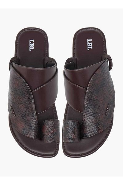 LBL by Shoexpress Panelled Slip-On Arabic Sandals