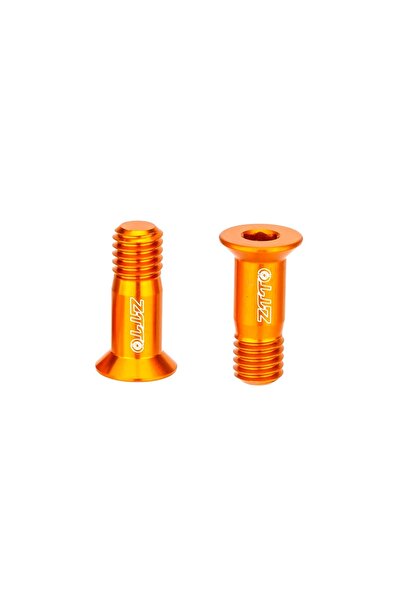 ZTTO قطعتان من مسامير M5*14.2 مم برتقالية اللون لمغير السرعات الخلفي للدراجة،...