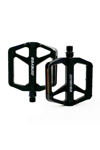 Choice Black Gineyea Nylon Bicycle Pedals, Lighweight Du Bearing Anti-slip Large Platform Road Bike Mtb Bik