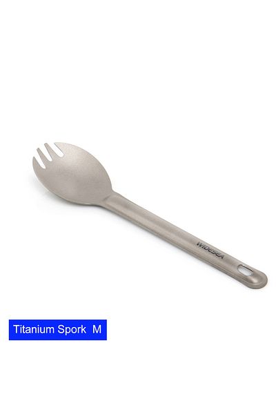 Choice spork M Widesea Camping Titanium Spork  Spoon Outdoor Lightweight Fork Tableware Portable Picnic Hik
