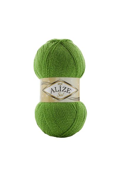Alize 5 Κομμάτια Σάλι Glitter Πλεκτό Κλωστή 210
