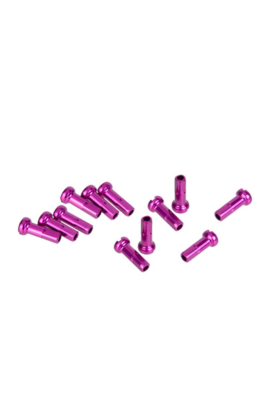 ZTTO Purple 100pcs 100PCS Bicycle Spoke Nipples 2.0*14mm High Strength Alumin...