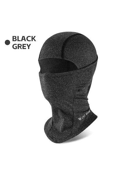 West Biking GRAY WEST BIKING Children Teenager Cycling Cap Warm Winter Outdoor Sport Headgear Bike Balaclava Nec