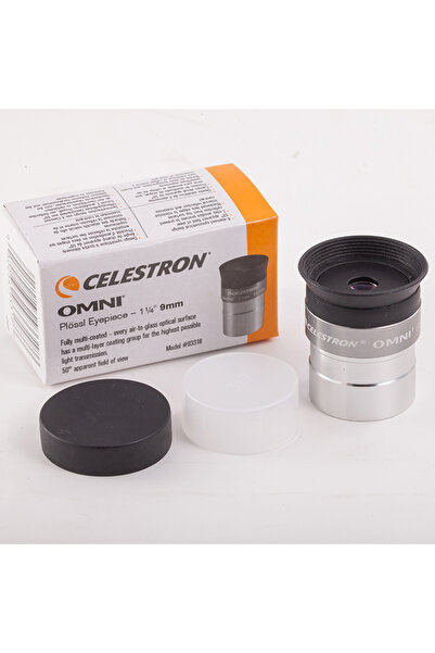 Choice عدسة OMNI 9 مم من Celestron OMNI، ملحق تلسكوب فلكي، مجال رؤية 52 درجة، 4 مم، 6 م