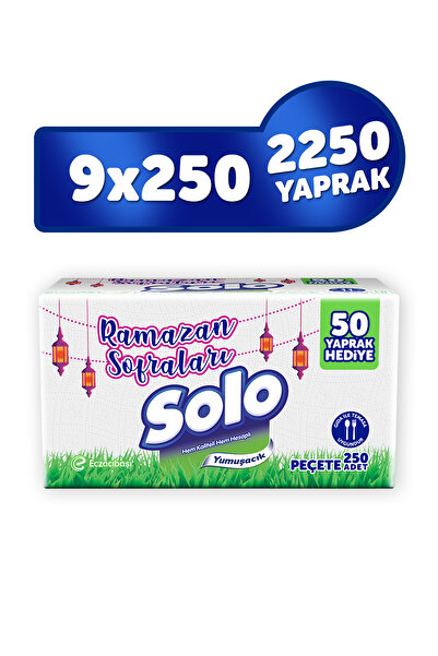 Solo 9'lu Peçete Ramazan Özel