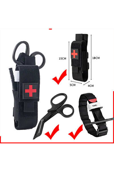 Choice Black suit Outdoor Camping Exploration Military Tourniquet Outdoor Sur...