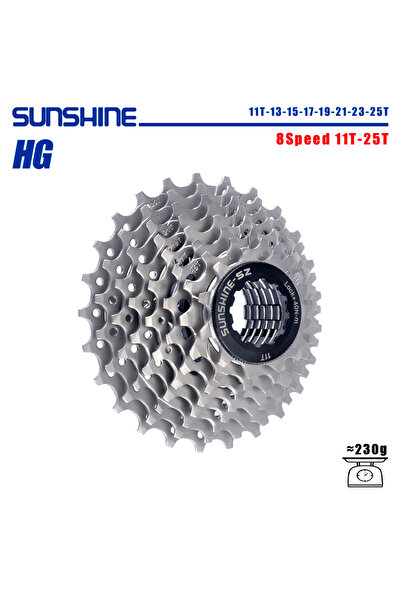 Choice كاسيت دراجة طريق SUNSHINE 8 سرعات 11T-25T 8/9/10/11/12 سرعة 23/25/28/32/34/36T كاسيت k7 8 فولت 9 فولت