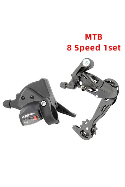 DNM Mtb 8speed 1set Micronew Mountain Bike Rear Derailleur 7 8 9 10 11 Speed Road Bike Rd Shifter Groups