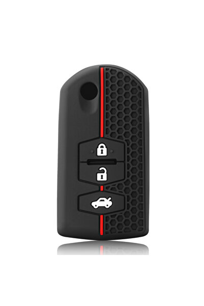 Choice1 3 Buttons Silicone Car Key Case For Mazda Demio 2 3 5 6 M3 M5 M6 CX-5...