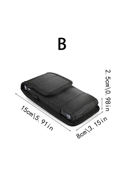 Choice L Mobile Phone Nylon Pouch Universal Cell Phone Belt Clip Carrying Hol...