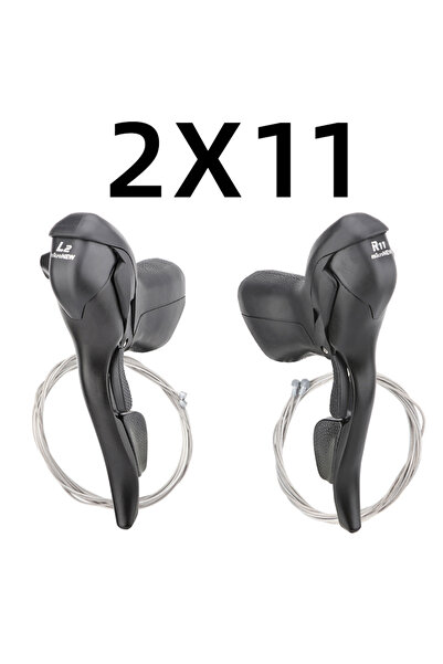 Choice 2x11 Speed Shifter MicroNEW Road Bike Shifter 3x7 3x8 3x9 3x10 Speed B...