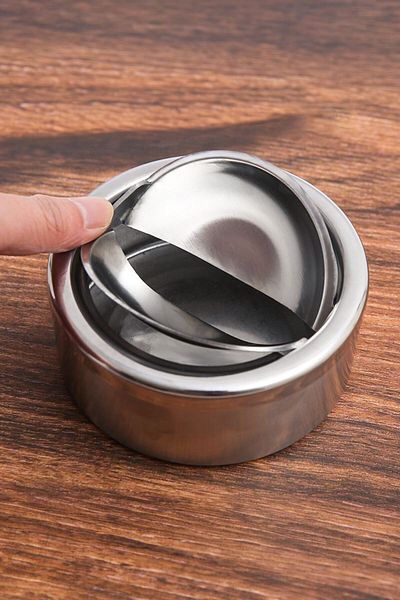 Falconetti 11.7 cm for Cafe Restaurant. Round Reservoir Ash Tray with Lid, Ashtray Cn900