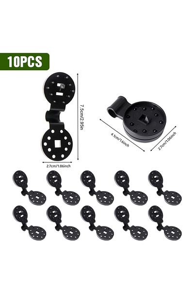 Choice 10pcs 10/20/50100pcs Awning Plastic Clips Outdoor Shade Cloth Net Clip Camping Garden Tool Buildings