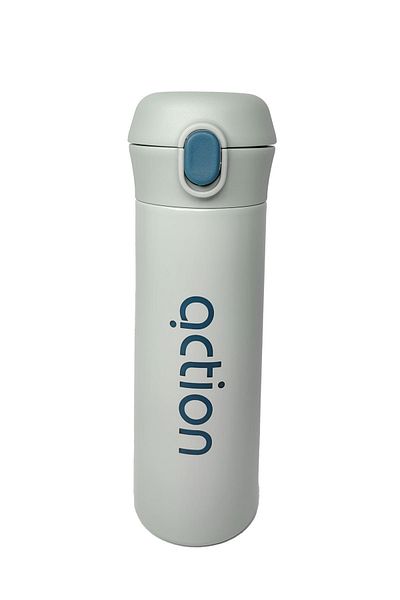 Weather Forecast Blue 500 ml Warm Cold Drink Thermos - 316 L Steel, Water Bottle cin476mv