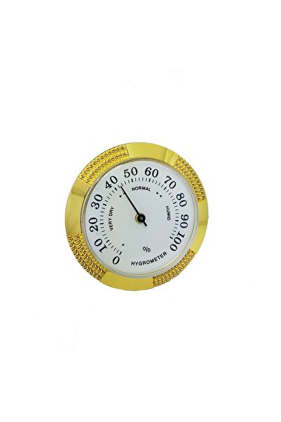 Weather Forecast Çelik Humidor Puru Kutuları İçin Higrometre Nem Ölçer thr174