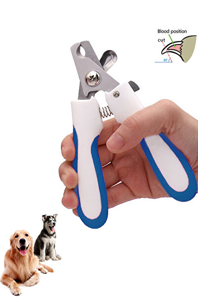 Weather Forecast Çelik Uçlu Mavi Kedi Köpek Büyük Tırnak Makası cin314mv