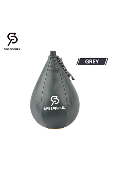 Choice كرة رمادية فقط شحن مجاني مجموعة كرات السرعة للملاكمة للياقة البدنية كرة السرعة على شكل كمثرى للملاكمة كرة رد الفعل المنفوخة