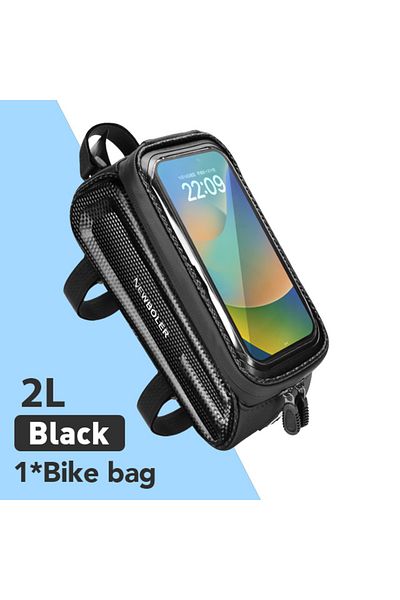 Choice BAG038 NEWBOLER Bicycle Bag Cycling Top Front Tube Frame Bag Waterproof 6.5 Inches Phone Case Storag