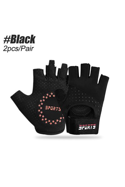 Choice S Black 1Pair Breathable Workout Gloves,Weight Lifting Gloves for Gym, Cycling, Exercise,Fitness and