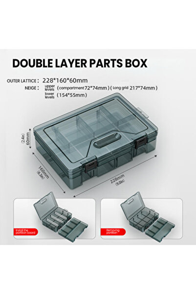 Choice 0236 صندوق قطع غيار AIRAJ متعدد الوظائف، مقاوم للضغط، متين، تخزين قطع ...