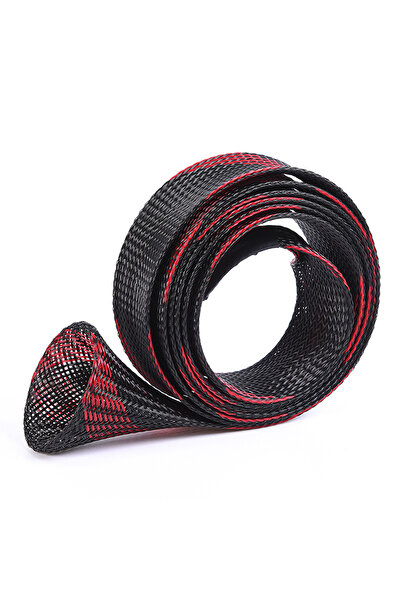 Choice جراب صنارة الصيد باللونين الأسود والأحمر، غطاء صنارة الصيد، واقي شبكة ...