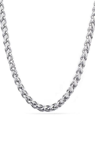 Chavin Men's Steel Chain Necklace - Auger 5mm, 70cm, Dt95